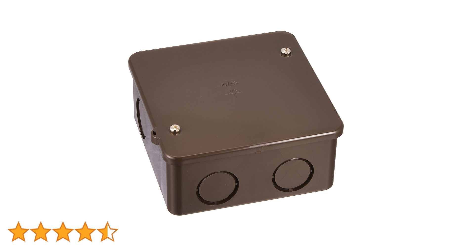 Amazon.co.jp: 未来工業 PVKボックス 中形四角浅型・ノック付